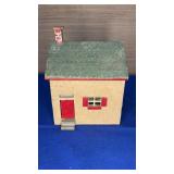 Homemade Wood Train Village Building 5x5x6