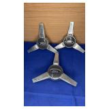 3 Ford Hub Covers