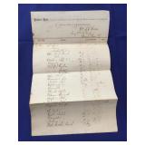Civil War packers List 9th Pa Calvary July 5 1864