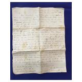 Civil War Letter 9th Pa Calvary July 14 1864