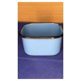 4x5x3 Blue Enamel Pan