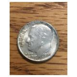 1960 Roosevelt Dime