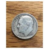 1954 D Roosevelt Dime