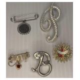Pin Brooch lot