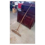 Primitive Hay Rake 71" no shipping