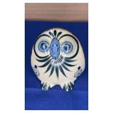 Mexico D Casa Pottery Owl 3.5x4