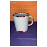 5x5 Porcelain Mug- Enamel Look