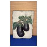 7x10 Concrete Eggplant Plaque