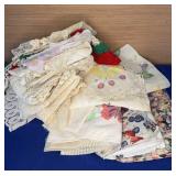 Linen/Doily lot
