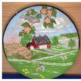 1981 Ceramic Plate Byron Molds note cond