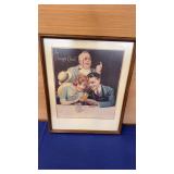Norman Rockwell Orange Crush Framed Print 17x21
