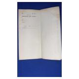 Blank Civil War Medical/Hospital Supply Requisitio