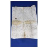 Civil War Letter 9th Cav Lexington NC Dec 10 1862