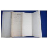 Blank Civil War List of Wounded Form
