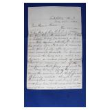 Fort Ellis MT Letter December 25 1881