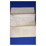 Year Ending Dec 31 1863 Supply Form 9th PA Cav