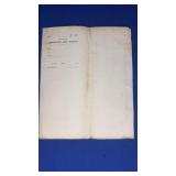 Blank Civil War Medical/Hospital Supply Requisitio