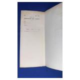 Blank Civil War Medical/Hospital Supply Requisitio