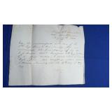 May 17 1863 Civil War 9th Cav Receipt 3y Grey Mare
