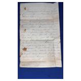 Civil War Letter August 20 1864