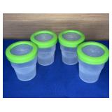 set of 4 Ball Plastic Freezer Jars 8oz