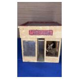 Homemade Wood Train Village Building 6x7x6