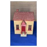 Homemade Wood Train Village Building 5x5x6