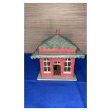 Homemade Wood Train Village Building  6x6x7