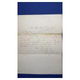 Civil War Transfer of Sick Order January 26 1865