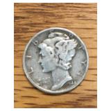 1944 Mercury Dime