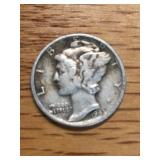 1943  Mercury Dime