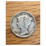 1944 S Mercury Dime