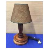 Vintage Wood Lamp 15 1/2"