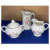 Dogwood Pitcher Rose Cream Sugar lot