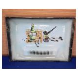 Early Japan Pottery Ashtray 10x7.5