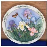 Bradford The Iris Garden Collection Plate 7"