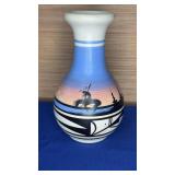 7"Cedar Mesa End of the Trail Navajo Vase