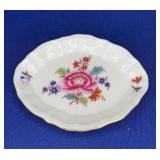 2006 Herend Hungary Porcelain Pin Tray 4.5"x3.5"