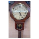 Ingraham Regulator Wall Clock 21" works