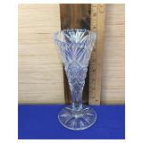 Cut Crystal Vase 7-3/4