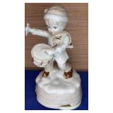 Drummer Boy Musical Figurine 8"