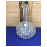Cut Crystal Vase 8-1/2
