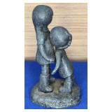 5" Wm Lattimer Girls Jumping Rope Lead Sculpture