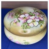 Antique Nippon Porcelain Large Dresser Box 7"