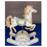 8" Musical Rocking Carousel Horse Carousel Waltz
