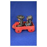Wilton Cast Iron Mini Amish Figurines in Wagon 2.5