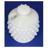 Fenton Hobnail Condiment Jar 3"