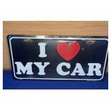 Car Vanity Plate metal new