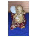 Ceramic Budha Figurine 4.25"