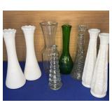 Bud Vase Lot 7-9"